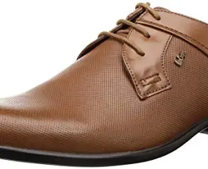 Lee Cooper Men Tan Leather Formal Shoes-7 UK (41 EU) (8 US) (LC1811E)