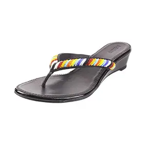 Metro Women's Black Fashion Sandals-4 UK (37 EU) (32-1028)