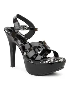 Inc.5 Women Black Stiletto Sandals