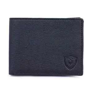 Keviv Artifical Leather Wallet for Men (Black)