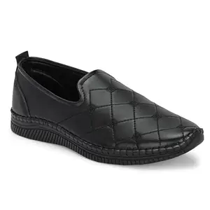 Leepeeter Casual Shoes for Men's Comfortable, (9) Black