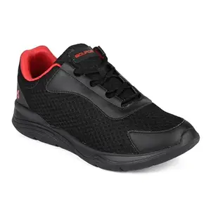 Bourge Men's Thur14 Running Shoes, Black and Red, 08