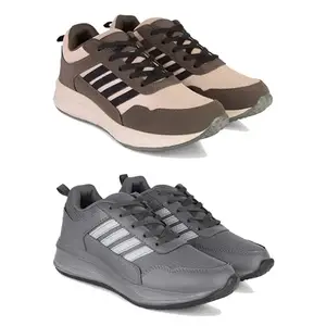 Stylish Shoes for Men.Quality Shoes for Men's GR-(Combo-2)-1099-1100-6 Multicolor