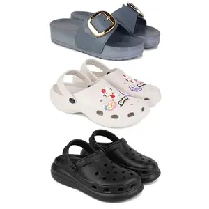 sandal for Women's,slip-ons,quality casaul sandals for Women's GRP-SAN-(3-COMBO)-1998-O10-O23-5-EURO-36