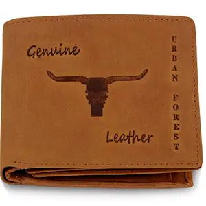 URBAN FOREST Montana Vintage Cognac Leather Wallet for Men