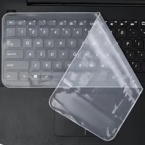 DASTAV Silicone Keyboard Protector Cover Skin, Dustproof Ultra Thin Waterproof Protective Film, Keyboard Cover Protector for Notebook Keyboard 12" 13" 14" 15" Laptop