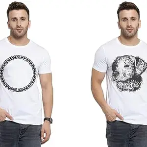 SST - Where Fashion Begins | DP-508 | Polyester Graphic Print T-Shirt | for Men & Boy | Pack of 2