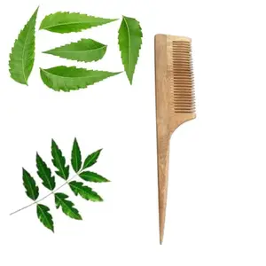 Millian long tail wooden hair comb for hair