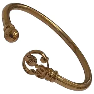 Bronze Panchalogam Vel & Tamil Om Adjustable Bracelet