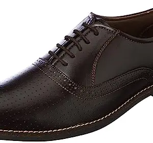 Centrino Formal Shoe for Men | Soft Cushioned Insole for All-Day Comfort | Stylish & Elegant Design | Perfect for Office, Business Casual & Formal Attire 8255-2_Brown_6