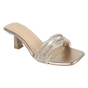 SPICE SOLES Casual and Classy Block Heel Chunky Heel Sandals Light Weight Comfortable & Trendy Strappy Party Heels for Girls & Women