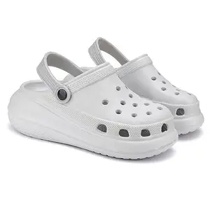 BERSACHE Comfortable Stylish Fashionable Flip Flop Sliders for Women (White)