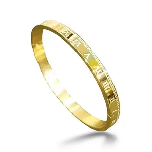 MYKI Opulent Startling Roman Love Unisex Bracelet (6 mm thickness, 2.4 diameter)