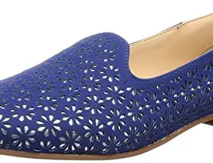 Ruosh Adults-Women Cassia Bright Blue Loafers-3 UK (36 EU) (2131021430)