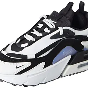 Nike Women W Air Max Furyosa-Dh0531-002-7 Running Shoe-Black,White, Size_4.5