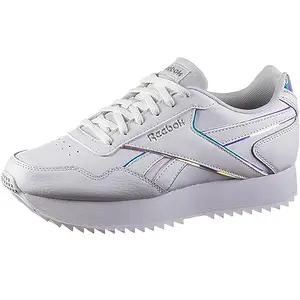 Reebok Classics Women Pu Coated Leather,Synthetic Textile Rubber Reebok Royal Glide RPLDBL Casual Running Shoes White/White/White UK-5
