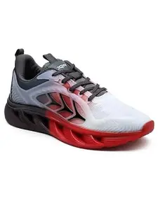 JQR Triton Men's Sports Running Shoes Knitting Upper Lace Up Design Soft Cushioned Memory Foam Insole Extra Grip Anti Skid Comfortable Lightweight Durable for Gym, Walking, Jogging & Everyday