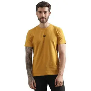 Royal Enfield RE Vintage Poster T-Shirt (Size: M)-TSS240076-MUSTARD