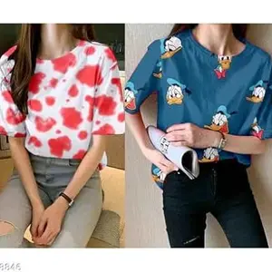 Trendy Women’s T-Shirt – Soft, Stylish, and Comfortable Tee for Everyday Fashion and Casual Wear Design No SH-P3255-S