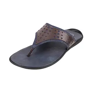 Mochi Men Brown Leather Sandals 6-UK (16-423-12-40)