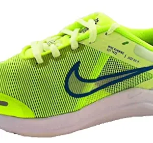 Nike Downshifter 12 NN (GS)-DM4194-700-3.5Y-Volt/Bright Spruce-Barely Volt-Black