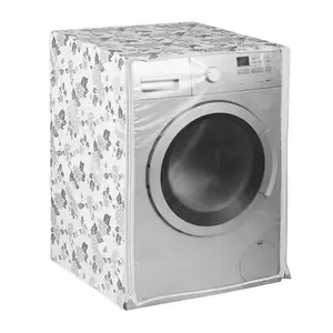 Deluxlane Polyvinyl Chloride (Pvc) Front Load Washing Machine Cover Fit For Ifb (6.5, 7, 7.5 And 8 Kg, 63 X63 X81 Cm) - White, Grey, 12 Months Warranty