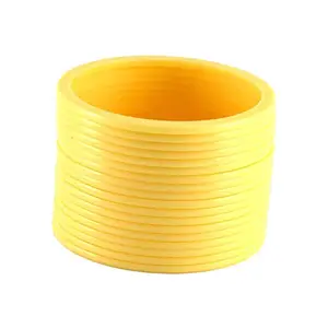 MAYA FASHION Cream Plain Acrylic Bangle With Very Extra Large Size Elegant Extra Large Size Bangle | Perfect Fit for Plus Size banglesTrendy and Comfortable Fit for woman and girls | (Sku-ban1290)