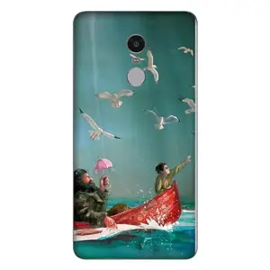 SKINADDA Skins for Mobile Compatible with REDMI Note 4 (Not Back Cover) Scratchless, Back & Camera Protector, Wrap Skins for REDMI Note 4; REDMI Note 4-JAM-012