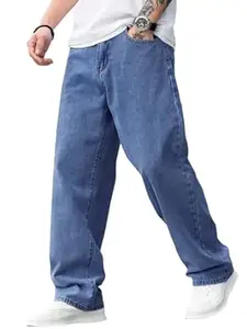 KOTTY Mens Mid Rise Straight Jeans