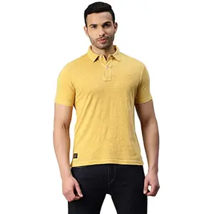 Royal Enfield Summer Slub Polo T-Shirt Yellow