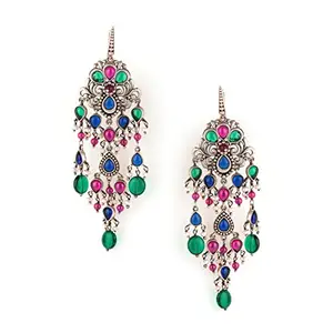 Shaya By Caratlane Feeling Futri Oxidised Earrings In 925 Silver For Women