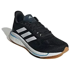 Adidas Women Supernova + W Running Shoes CBLACK/FTWWHT/ALUMIN 5