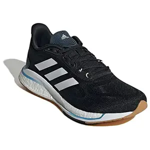 adidas Women Supernova + W Running Shoes CBLACK/FTWWHT/ALUMIN 4