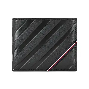 Tommy Hilfiger Bradyn Mens Passcase Wallet Black (8903496157871), (11.5X2.5X9.5) CM