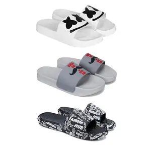 DRACKFOOT Men's Sandals | Lightweight Wear| Stylish & Easy to Wear For Men'S GRT-San-(3-COMBO)-3030-1590-3103-9