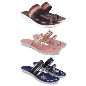 Women's Sandals | Lightweight Wear| Stylish & Easy to Wear For Women'S PCV-SAN-(COMBO-3)-1990-1944-1945-8