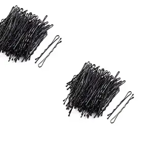 OJ Metal Black Color Bobby Pins S Grip Small Size for Hair Hair Pins for Hair Styling Bun Juda Stylish Girls Beauty Parlor Makeup Artist Use Hair Styler Use For Women & Girls Pack of -24