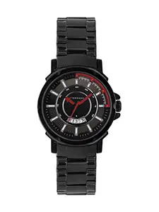Giordano Analogue Black Dial Men's Watch - C1185-11