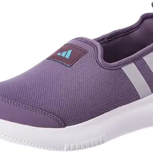 adidas Womens BreezeWalk W SHAVIO/SILVMT/LUCCYA Running Shoe - 4 UK (IQ8873)
