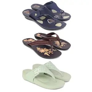 Women's Comfortable Sandal,Casual Lightweight Sandal for Everyday Wear | TBS-(3-COMBO)-1973-O21-1983-5-EURO-36