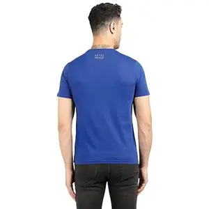 Royal Enfield Bullet Meri Jaan Graffiti T-Shirt (Size: S)-TSA240022-BLUE