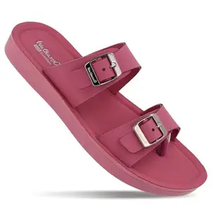WALKAROO Sandals For Womens|Light Weight and Comfortable|Stylish and Soft Cushion|WL7581 - Fig