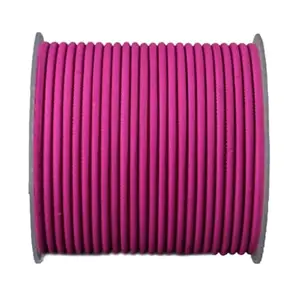 The Golden Cascade Magenta Color Plain Bangles | Chudi for Women | Metal Bangle Set for Girls | Bangles for Ladies | Plain Metal Chudi (Pack of 24) (Large 2.8)