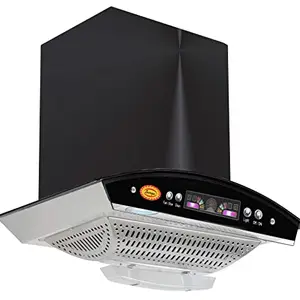 Xifo Brand Surya Disco Kitchen chimney Eco Push Auto clean in 60 CM Black