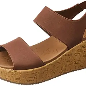Skechers womens BRIT - TALL TALE BROWN SANDAL -7 UK (10 US) (32977)
