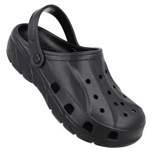 WALKAROO WC4838 Mens Clogs for dailywear and Regular use for Indoor & Outdoor - Black