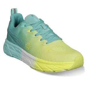 Cult Men's Raptor Running Shoes (CS704259UK6_Lemon Yellow/Mint Green_UK6)