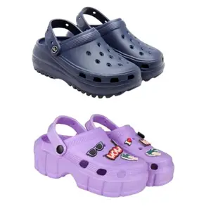 SPORTER Extra Soft Classic Casual wear with Flexibility Technology Flip Flop Combo for Women's/Girl's(6131-2012)(5)