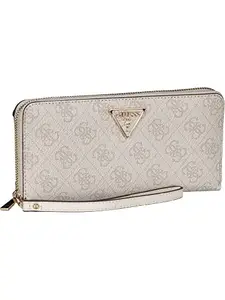 Guess Laurel PU Zipper Closure Casual Women's Multi Utility Pouch (DOVE, SMALL)