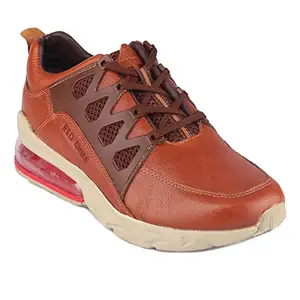 Red Chief Casual Sporty Derby Shoes for Men Tan